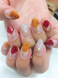べっ甲ネイル￥7980