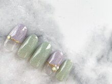 スリー(THREE)/Mar,2021/nail design