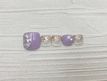 ルチア ネイルアンドアイラッシュ 元今泉店(Lucia)/フット定額　オフ込￥9100