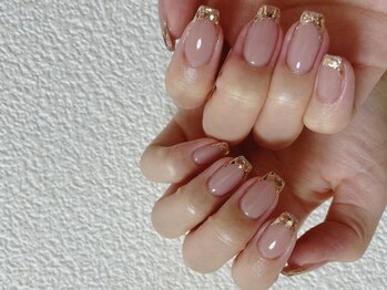 キキネイル 二子玉川(kikinail)/ガラスフレンチネイル