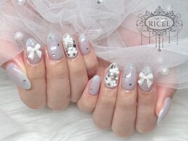 リボン埋め尽くしデザイン♪