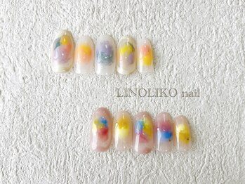 リノリコネイル 元住吉(Lino Liko nail)/6月☆9500円定額デザイン