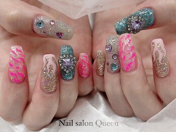 お客様施術ネイル