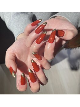 ゴレラ(gorella)/ワンカラー/斜めフレンチ