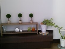 リフレッシュサロン ナチュレ/玄関のウェルカムグリーン