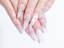 ネイルコレクション ピンク(Nail Collection Pink)/スカルプ付放題★薔薇3D