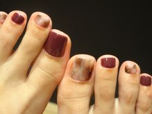 キャミ ネイル(CAMMY NAIL)/秋色フットネイル