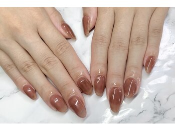 ヘブン ネイル 鶯谷(HEAVEN Nail)/ブラウングラデネイル