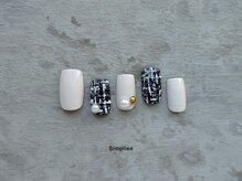 シンプリー ネイルアンドアイラッシュ 祖師谷大蔵店(Simpliee Nail&Eyelash)/【ハンド】ツイードネイル