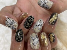お正月ネイル