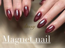 クラッシー(classy)/ボルドーマグネットネイル