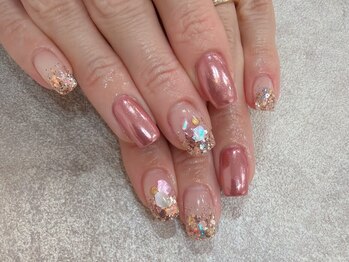 ビューティーサロン ココ 尾張旭店(Beauty salon COCO)の写真/＼何度でも同価格／選べる豊富なカラー&デザインで最先端のアートが楽しめる♪【定額ネイル/ワンカラー】