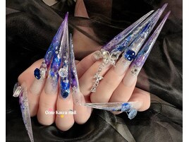 #ニュアンス　#派手ネイル