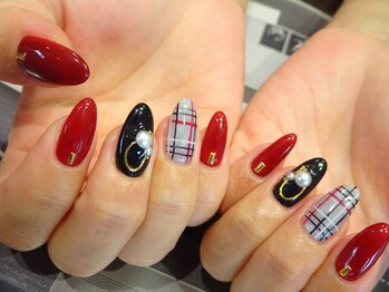 キャミ ネイル(CAMMY NAIL)/チェックネイル