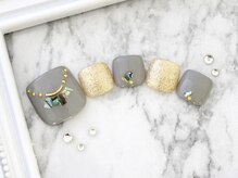 ネイルサロンフォーユー(for u)/シェル×チェーン￥７５００