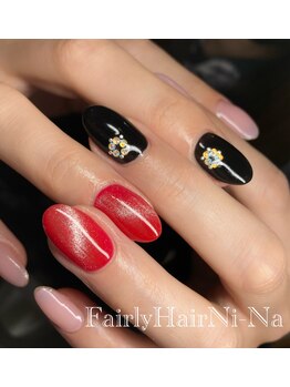 フェアリーヘア ニーナ(Fairy Hair Ni-na)/パラジェル オーダーネイル