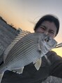 クマの冬眠 葛島店 気分転換に釣り!自分で釣った魚は格別です☆