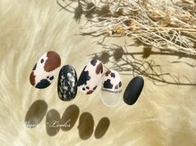 ヴィガー アンド ルックス 白金 目黒(Vigor&Looks)/マットネイル　ダルメシアン