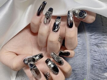 モルフォネイル(Morpho nail)/#新宿ネイル#大人可愛いネイル