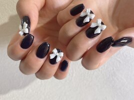 ネイビーplusリボンパーツ