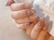 スリーラッシュアンドエルフネイル 下上津役店(threelash&elf.nail)/ぷるニュアンス/パラジェル