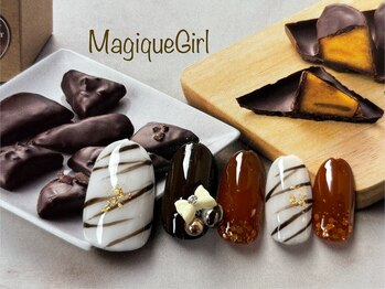 【バレンタインネイル】