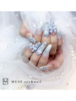 ミューズ(MUSE)の写真/憧れの長さをチップかスカルプで実現！理想の長さと形に仕上げるネイルサロン★