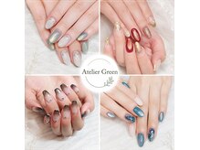アトリエグリーン(Atelier Green)の雰囲気（ニュアンスネイルが豊富なお店enoi エノイ　マイビー取り扱い◎）