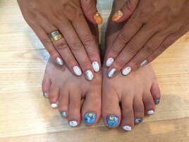 ハンド＆フット☆同デザイン