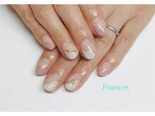 フランセス(Frances)/斜めフレンチ　リーフスタッズ