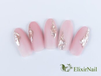 エリクサーネイル 心斎橋(Elixir Nail)/定額aシンプル/クーポン使用