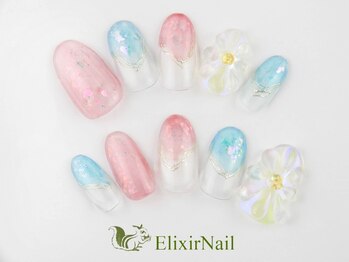 エリクサーネイル 渋谷(Elixir Nail)/定額bカジュアル/クーポン使用