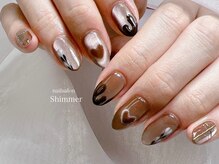 シマー(Shimmer)/バレンタインネイル