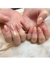 ルナ(Luna)/オーロラミラーネイル