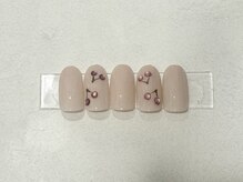 latte.nail【ラテネイル】[富山ネイル/ワンカラー/マグネット/フィルイン/長さだし]/定額デザイン　A