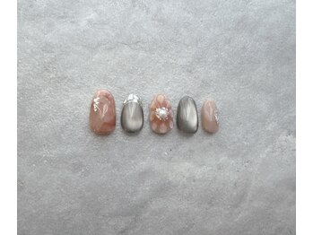 ぷっくりフラワーネイル☆