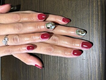 ブロックファイブハナ(Block 5 HANA)/ワンカラー　ワンポイント