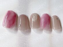 アイネイルズ 梅田店(I nails)/ピンクもやもやニュアンス￥7700