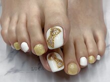 ネイルアトリエルカ(nail atelier LUCA)/M-293 大人可愛いリボンネイル