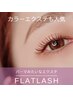 【高持続＆軽いマツエク】フラットラッシュ120本 ¥7,800