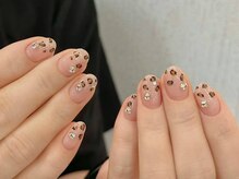 ダークハニー 池袋店(Dark Honey)/レオパードストーンアート