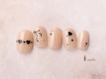 アイネイルズ 横浜EAST店(I-nails)/ホログラムハートネイル