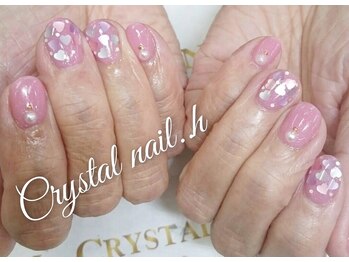 クリスタルネイル ゆめタウン博多店(CRYSTAL NAIL)/ハートホログラムネイル