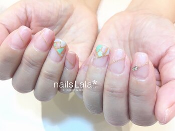 ネイルズ ララ(nails Lala)/ブロッキングネイル。