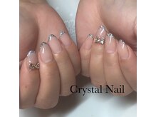 クリスタルネイル ボンベルタ橘店(CRYSTAL NAIL)/リボンネイル