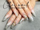 ユニコーンカラー【Cher nail】