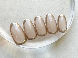 ミラー囲みネイル