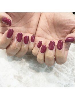 ワンカラーハンドネイル【岡山】