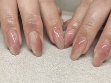 スリーラッシュアンドエルフネイル 折尾浅川店(threelash&elf.nail)/【パラジェル】桃ネイル