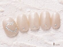 アイネイルズ 横浜WEST店(I-nails)/ハートクリスタル7480円
